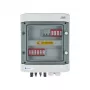 EMITER Switchgear Attached DCAC Hermetic IP65 EMITTER su DC apsauga nuo viršįtampių Dehn 1000V Type 2, 2 x PV String, 2 x MPPT // AC Dehn Type 2, 10A 3-F