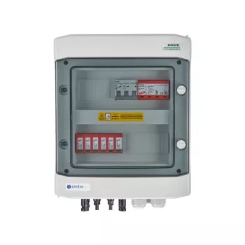 EMITER Switchgear Attached DCAC Hermetic IP65 EMITTER su DC Surge Arrester Dehn 1000V Type 2, 2 x PV String, 2 x MPPT // og. AC Dehn Type 1+2, 10A 3-Phase