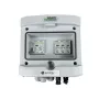 EMITER Switchgear Attached DCAC Hermetic IP65 EMITTER su Noark 1000V Type 1+2 DC ir AC apsauga nuo viršįtampių, 1 PV eilutė, 1 MPPT, 10A 1 fazė