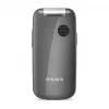 Emporia ONE V200i atlenkiamas telefonas, 2,31 colio ekranas, dviguba SIM, SOS mygtukas, Space Grey/Silver