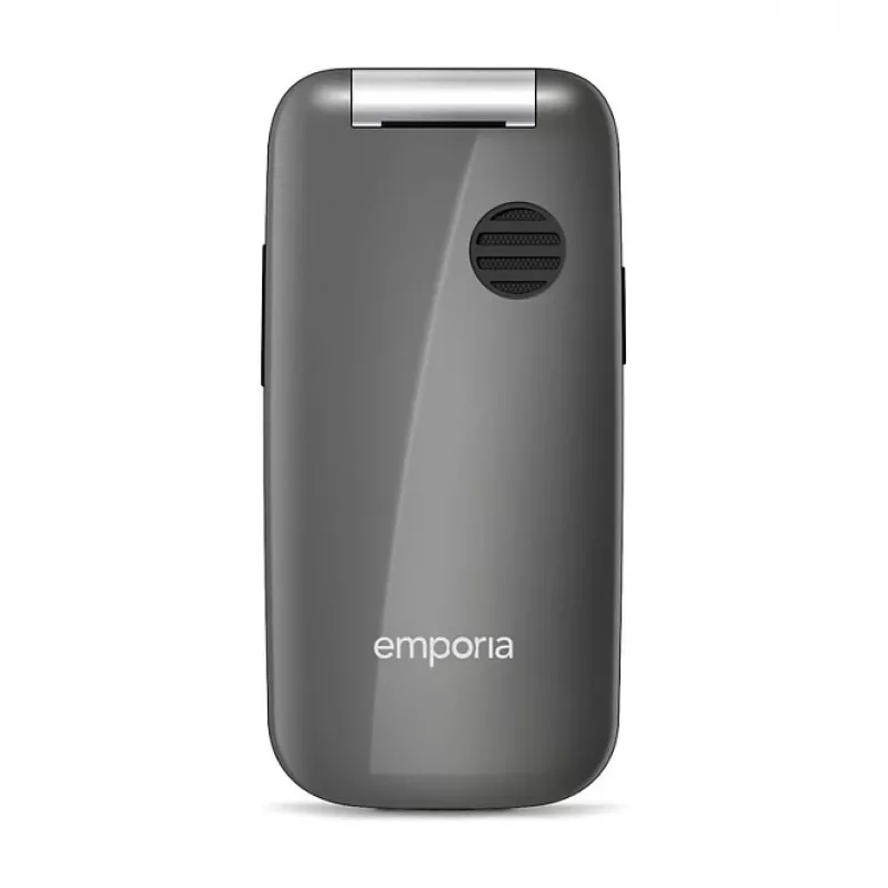 Emporia ONE V200i atlenkiamas telefonas, 2,31 colio ekranas, dviguba SIM, SOS mygtukas, Space Grey/Silver
