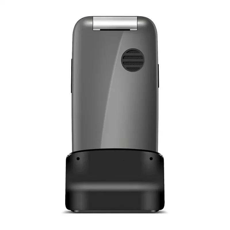 Emporia ONE V200i atlenkiamas telefonas, 2,31 colio ekranas, dviguba SIM, SOS mygtukas, Space Grey/Silver