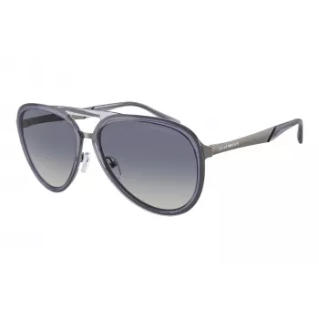 EMPORIO ARMANI EA2145-33584L Vyrų poliarizuoti akiniai nuo saulės – matinė juoda