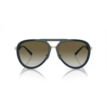 EMPORIO ARMANI EA2145-33598E Vyriški kvadratiniai akiniai nuo saulės, matinė juoda, tamsiai pilki stiklai, 59 mm