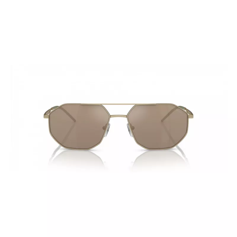 EMPORIO ARMANI EA2147-30025A Saulės akiniai Matiniai juodi pilki stačiakampiai Vyrams