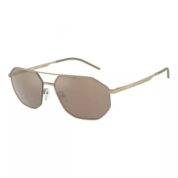 EMPORIO ARMANI EA2147-30025A Saulės akiniai Matiniai juodi pilki stačiakampiai Vyrams