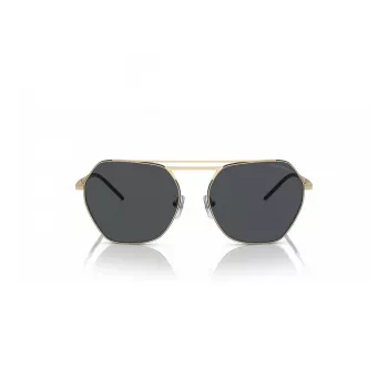 EMPORIO ARMANI EA2148-301387 Vyriški akiniai nuo saulės, matinio juodo rėmelio, tamsiai pilki lęšiai, 56 mm