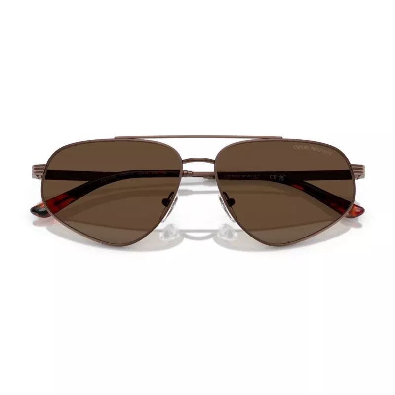 EMPORIO ARMANI EA2156-300673 Vyriški akiniai nuo saulės, matinė juoda, tamsiai pilki lęšiai, 59 mm