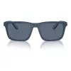 EMPORIO ARMANI EA4219-576380 Vyriški stačiakampiai akiniai nuo saulės – matinio juodo rėmelio, pilki lęšiai, 57 mm