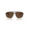 EMPORIO ARMANI EA4236U543773 Vyriški Akiniai Nuo Saulės Havana Acetatas Rudi Gradientiniai 59mm