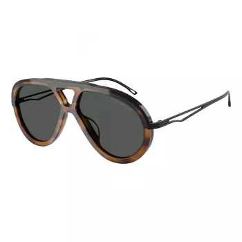 Vyriški akiniai nuo saulės EMPORIO ARMANI EA4242U 621287 Matiniai Juodi Pilki 56mm