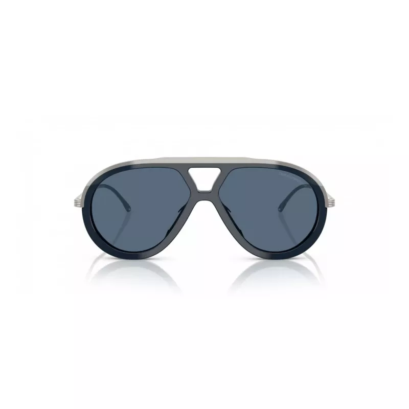 EMPORIO ARMANI EA4242U621380 Vyriški Akiniai nuo Saulės – Matinio Juodo Rėmo, Pilkų Gradientinių Lęšių, 56 mm