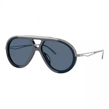 EMPORIO ARMANI EA4242U621380 Vyriški Akiniai nuo Saulės – Matinio Juodo Rėmo, Pilkų Gradientinių Lęšių, 56 mm