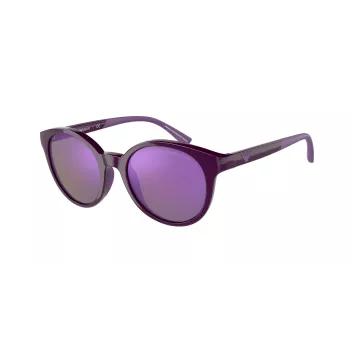 EMPORIO ARMANI Moteriški Akiniai nuo Saulės EA4185-51154V Skaidrus Pilkas Rėmelis Pilki Gradientiniai Stiklai 47/18/125 mm