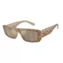 EMPORIO ARMANI moteriški akiniai nuo saulės EA4229U61195A Cat Eye permatomi pilki rėmeliai pilki gradientiniai lęšiai 55 mm