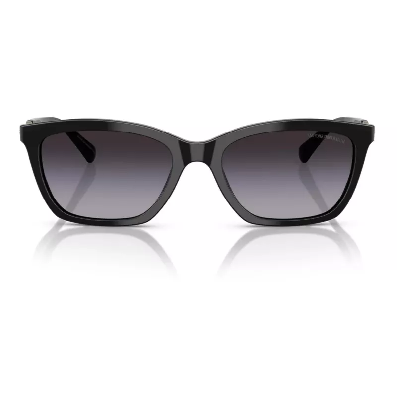 EMPORIO ARMANI Moteriški Akiniai nuo Saulės EA4238F50178G – Juodas Acetato Rėmas, Pilki Gradientiniai Lęšiai, 54 mm