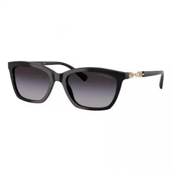 EMPORIO ARMANI Moteriški Akiniai nuo Saulės EA4238F50178G – Juodas Acetato Rėmas, Pilki Gradientiniai Lęšiai, 54 mm