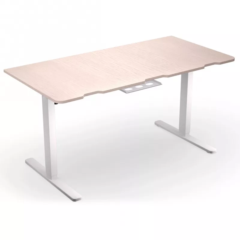 ENDORFY Atlas L Electric reguliuojamo aukščio stalas Šviesi mediena 1400x600 mm