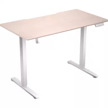 ENDORFY Atlas S Electric reguliuojamo aukščio stalas, šviesus medis 120x60 cm