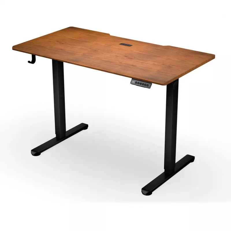 ENDORFY Atlas S Electric reguliuojamo aukščio stalas Riešutas/Juodas 120x60 cm