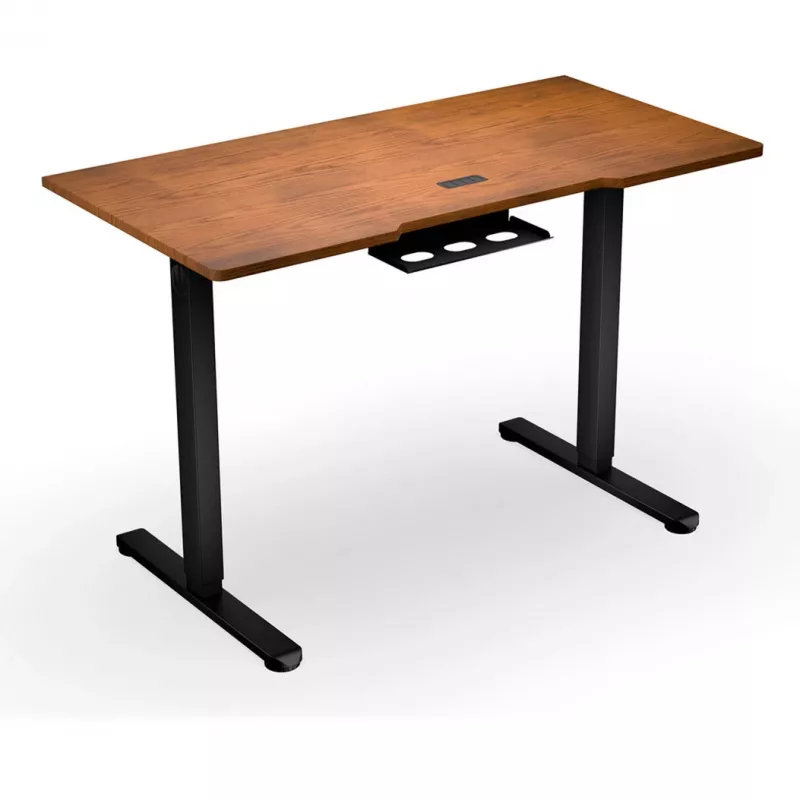 ENDORFY Atlas S Electric reguliuojamo aukščio stalas Riešutas/Juodas 120x60 cm