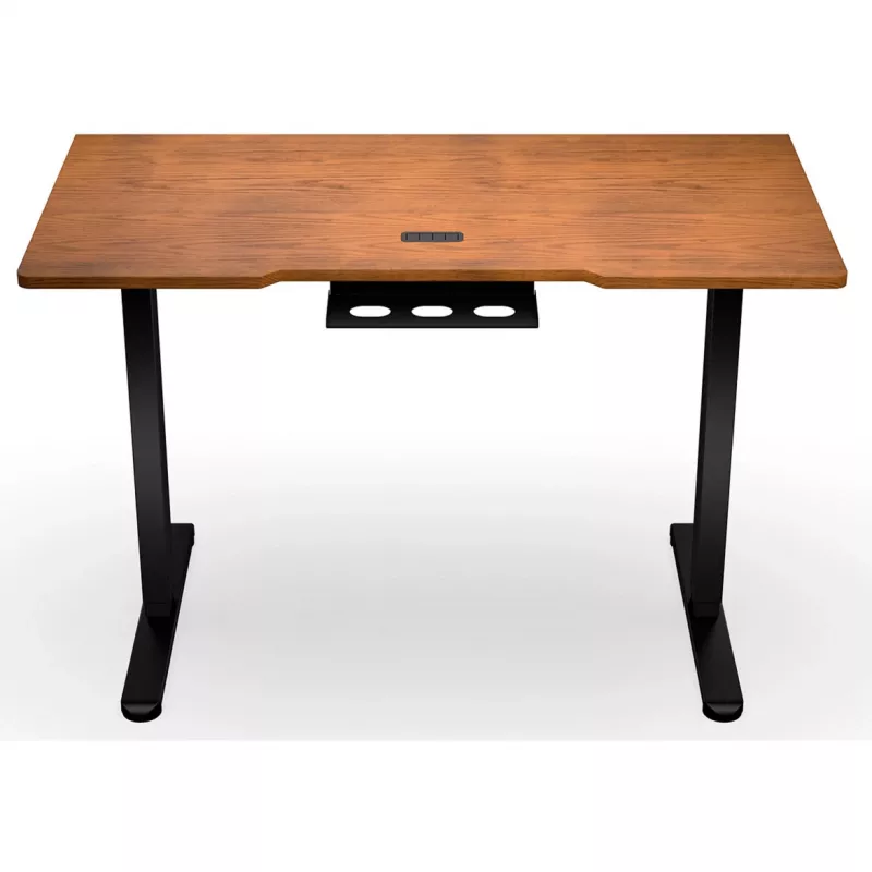 ENDORFY Atlas S Electric reguliuojamo aukščio stalas Riešutas/Juodas 120x60 cm