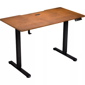 ENDORFY Atlas S Electric reguliuojamo aukščio stalas Riešutas/Juodas 120x60 cm