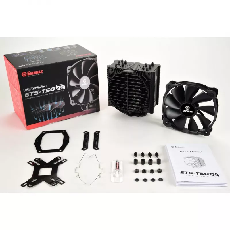 Enermax ETS-T50 AXE Silent Edition 140mm bokštinis CPU aušintuvas