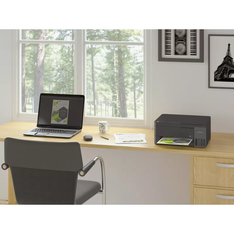 Epson EcoTank L3350 Daugiafunkcis rašalinis spausdintuvas A4, Wi-Fi, juodas