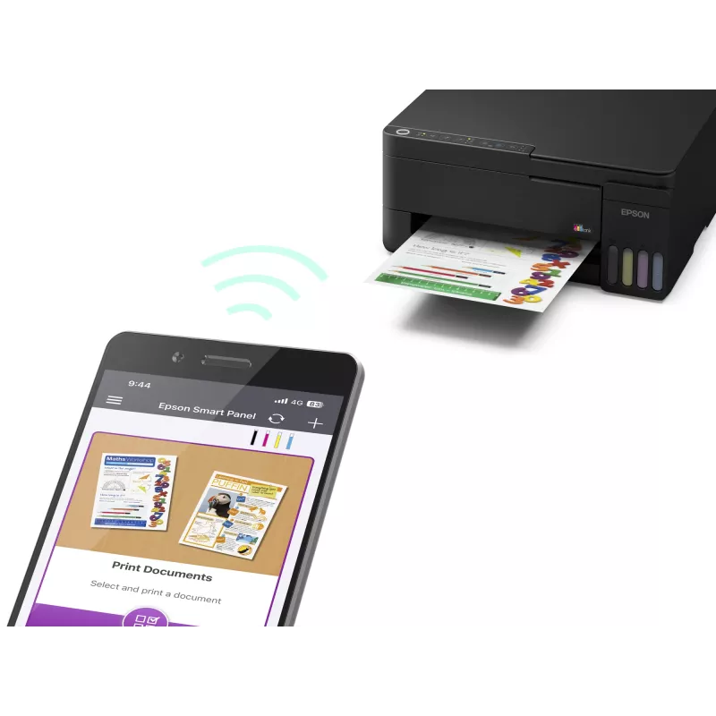 Epson EcoTank L3352 A4 Wi-Fi spalvotas daugiafunkcis rašalinis spausdintuvas su papildomomis rašalo talpyklomis (C11CL62426)
