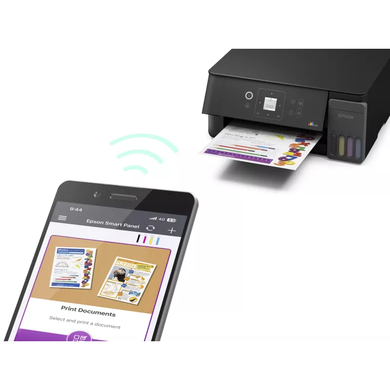 Epson EcoTank L3360 Daugiafunkcinis rašalinis spausdintuvas (A4, Wi-Fi, juodos spalvos) | Kur.lt