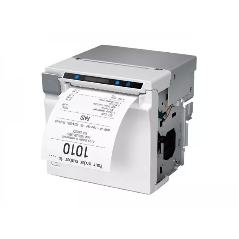 Epson EU-m30 (001) terminis kvitų spausdintuvas – USB + Serial, baltas | Kur.lt