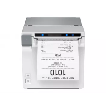 Epson EU-m30 (001) terminis kvitų spausdintuvas – USB + Serial, baltas | Kur.lt