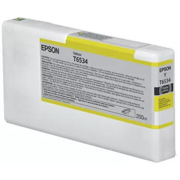 Epson T653400 geltonų rašalo kasetė (200 ml, pigmentinis, UltraChrome HDR) skirta Stylus Pro 4900/7890/7900/9890/9900