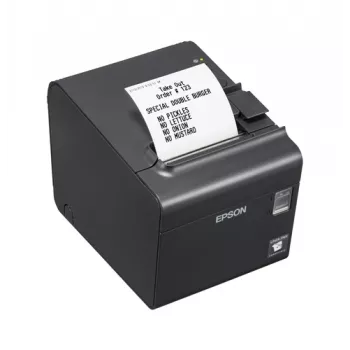 Epson TM-L90LF (688) terminis kvitų ir etikečių spausdintuvas, USB/Ethernet, tamsiai pilkas