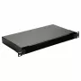 Equip 19 inch 1U optinio pluošto erdvės dėžutė be panelės, plieninė juoda