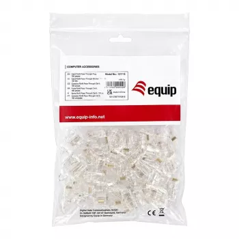 Equip Cat.6A RJ45 ekranuotas kištukas, montuojamas be įrankių (100 vnt.)