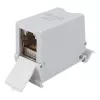 Equip Cat6A ekranuotas keystone movas 1xRJ45 DIN rail pilkas