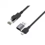 Equip GigaBit USB-C+A į RJ45 adapteris, juodas