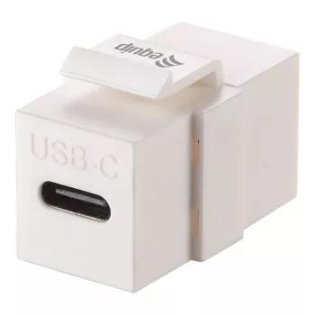Equip Keystone Coupler USB 3.2 Gen 2 USB-C į USB-C, Moteris į Moterį, Baltas