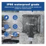 EQUIP paviršiaus montavimo dėžutė 1 prievado Keystone neekranuota lauko pilka IP44