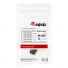 Equip USB-C Keystone mova, USB 3.2 Gen 2, USB-C moteriška į moterišką, juoda