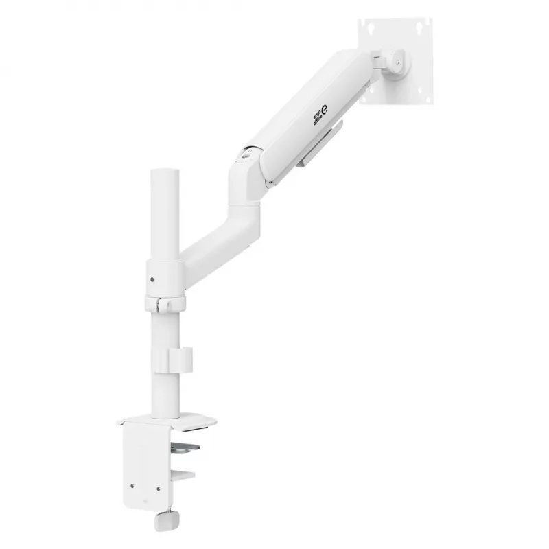 ERGO OFFICE ER-691 W dujinis monitoriaus laikiklis 17–32 inch monitoriams iki 10 kg, matinė balta