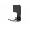 Ergotron Sit-Stand Vertical Lift, Patient Room - Montavimo rinkinys (riešo atrama, pelės laikiklis, vertikalaus reguliavimo bėgelis, brūkšninių kodų skaitytuvo laikiklis, klaviatūros padėklas, monitoriaus ranka, ištraukiamas pelės padėklas)