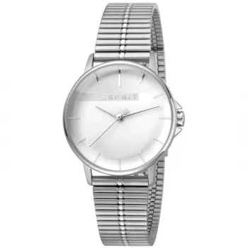 ESPRIT moteriškas kvarcinis laikrodis ES1L065M0065 32mm nerūdijantis plienas sidabrinis
