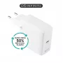 ESTUFF INFINITE (GRS) USB-C įkroviklis – 20W sieninis įkroviklis su Power Delivery 3.0 ir Quick Charge 3.0, baltas