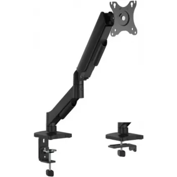 eSTUFF Single Gas Spring Monitor Mount GLB227011 - stalinis laikiklis su dujų spyruokle, 17-32 colio, 2-9kg, VESA 75/100, juodas