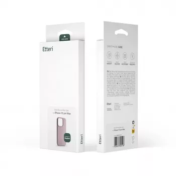 ETTERI Silicone Mag Case, skirta iPhone 16 Pro (6,3 colio), šviesiai rožinė