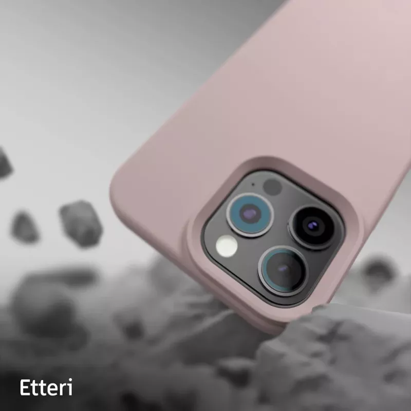 ETTERI Silicone Mag Case, skirta iPhone 16 Pro (6,3 colio), šviesiai rožinė