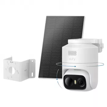 eufy eufyCam C36 solo 4K UHD belaidė saulės energijos vaizdo kamera, balta